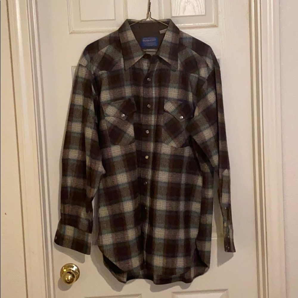 Pendleton original wool shirt. Never worn. L